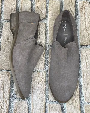 Toms Shaye Suede Low Booties Shooties size 9.5 thumbnail 1