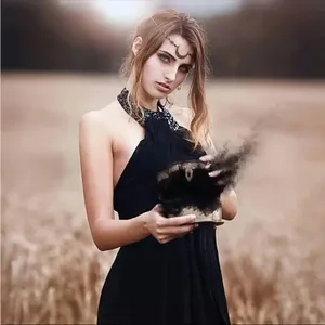 Crescent Moon Head Chain Vintage Style Crystal‎ Flower Bohemian Gypsy Headwear thumbnail 10