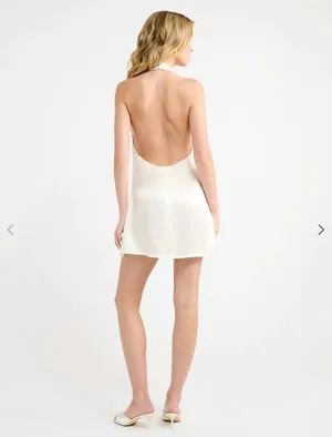 La Lune Mini Dress White Size 6 thumbnail 2