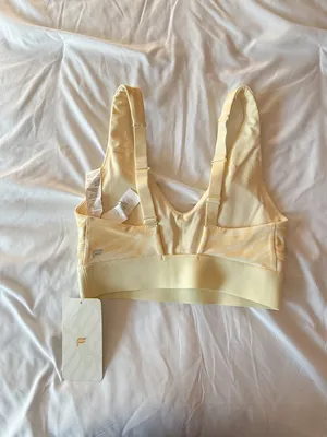 Fabletics Buttermilk Zebra Print All Day Everyday Bra Size XS thumbnail 2