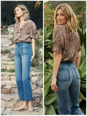 💕DOEN💕 Maritime Jean ~ Menton Wash 32 NWT thumbnail 2