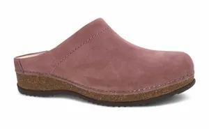 Dansko Mariella Milled Nubuck Leather Mules in Rose Pink Size 10.5-11 or 41‎ thumbnail 1