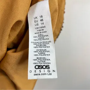 ASOS Bronze Copper Metallic Sequin Scoop Shimmer Sparkly Mini Dress women 14 new thumbnail 11