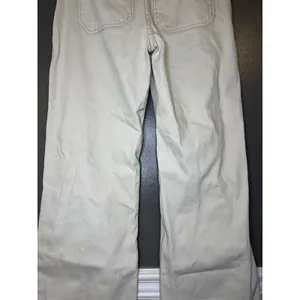 Zara Pants Womens 6 White Denim Straight Leg Casual Pockets Flat Front thumbnail 6