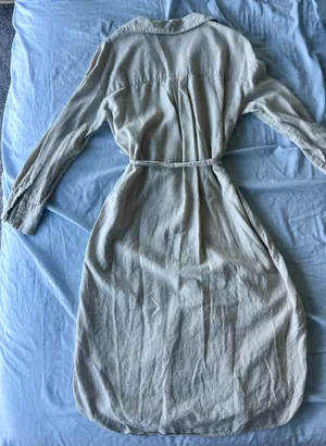 Banana republic linen blend shirt dress thumbnail 2