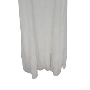 Lulus Tailor Made For You Maxi Dress Womens Large White Jacquard Sweetheart Neck thumbnail 4