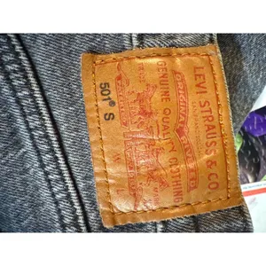 Levi premium 501 Original Fit Jeans‎ Grey Wash Women W25 L28 thumbnail 3