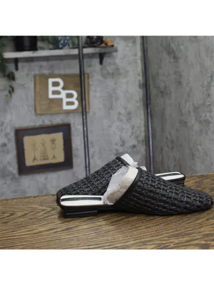 NWT Franco Sarto Toba Mule Slip On Square Toe J8092S1 Black Woven 9M thumbnail 14