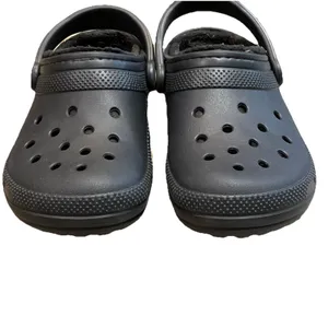 CROCS Black Classic Lined Clog Shoes Unisex Size M6 W7 203591 thumbnail 4