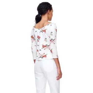 Rebecca Taylor Marguerite Floral Jersey Tee‎ thumbnail 3
