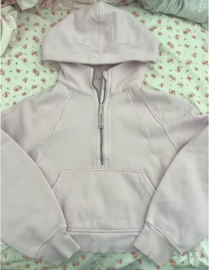 Lululemon Light Pink Scuba Quarter-Zip thumbnail 1