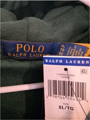 NWT- Polo by Ralph Lauren Men’s Forest Green Hooded Sweatshirt with Tartan Polo Size XL thumbnail 5