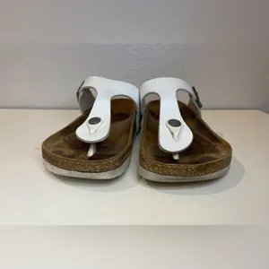 Birkenstock Women’s Gizeh Birko-Flor White Sandals Size 5-5.5‎ (36) thumbnail 5