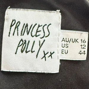 Princess Polly Bolden Top Black Sz 12 thumbnail 10