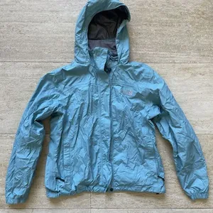 The North‎ Face HYVENT Blue Hoodie Jacket Full Zip Women's Size SMALL thumbnail 1