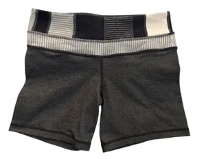 Lululemon Short Gray and Black Athletic Shorts thumbnail 1
