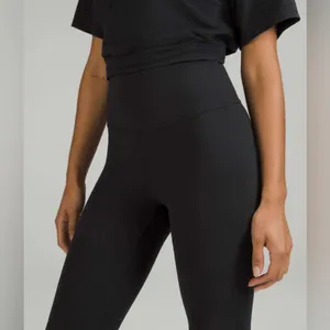 Lululemon Groove Super-High-Rise Flared Pant *Nulu in Black thumbnail 3