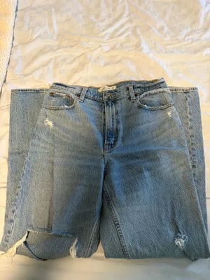 Abercrombie High-Rise Jeans 90s Straight thumbnail 2