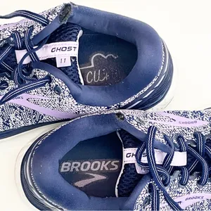 BROOKS Ghost 11 Women’s Blue Purple Lace Up Athletic Running Shoes Size 9.5 thumbnail 3