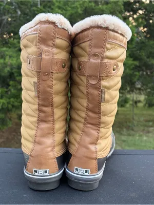 JBU by Jambu Lorna Cold-Weather Quilted Winter Duck Boots Tan Brown 9M thumbnail 8