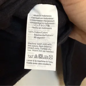 Madewell 100% Cotton Top | Whimsigoth Long sleeve Black Fall tops thumbnail 3