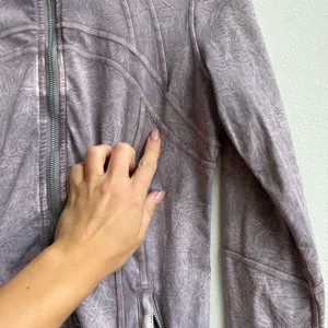Lululemon Define Jacket Dye Ice Wash Violet Verbena Pink Purple Size 8 Medium thumbnail 5