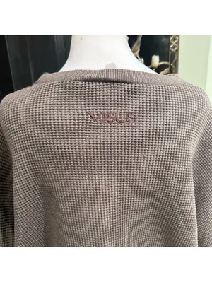 VISUS Brown Waffle Knit Pullover Sweatshirt Top – Size XS/S – Ethically Made thumbnail 8