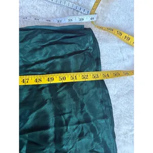 Lulus Extraordinary Presence Dark Green Satin Strapless Maxi Dress Size XS NWT thumbnail 9