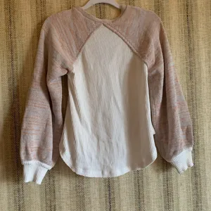 We The Free Free People Top Women Long Sleeve Shirt Size Small Multi Colored thumbnail 4