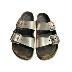 BIRKENSTOCK Arizona Rose Gold 2 Strap Sandals Size‎ 36 US 5 Slip On Boho #S57-1 thumbnail 2