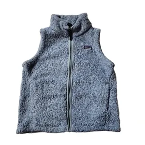 Patagonia Women's Size Small Los Gatos Fleece Teddy Blue Vest v6x thumbnail 4