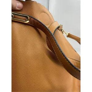 Unbranded camel brown faux leather classic tote thumbnail 10