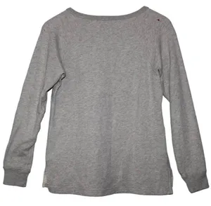 Women's J. Crew Terry Crewneck Sweatshirt A6883 Gray Pullover Sweater Size Small thumbnail 2
