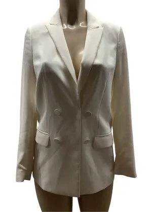 Express Size Small Cream Double Button Blazer Jacket. Preloved thumbnail 1