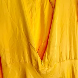 FARM RIO Cutout Piped Ring Midi Dress in Yellow Size Small thumbnail 11