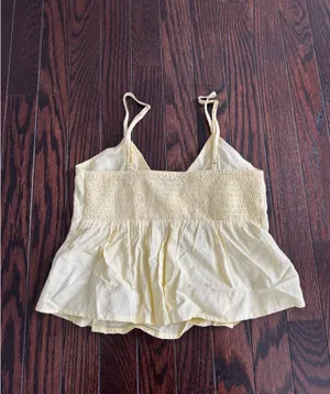 American Eagle Butter Yellow Tank Top thumbnail 2