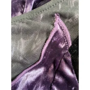 Hot Topic Sailor Moon Queen Beryl Dress 5X Plus Purple Velvet Hi Low NWT Cosplay thumbnail 15