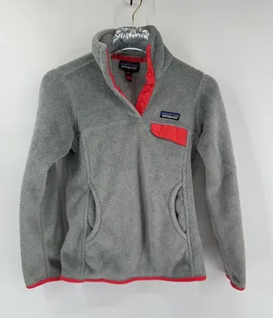 PATAGONIA WOMEN'S RE-TOOL SNAP T PULLOVER FLEECE LINED SWEATER‎ size xxs thumbnail 1
