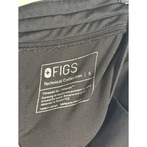 FIGS Women's Zamora Jogger Scrub Pants Size Small Black Medical Workwear Utility thumbnail 4