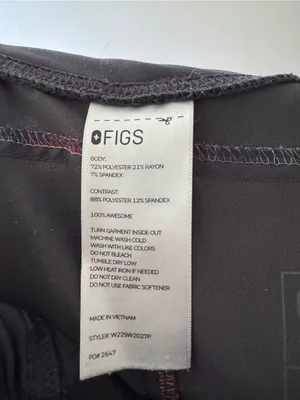 Figs Pride Zola Skinny Scrub Pants Charcoal Rainbow thumbnail 5