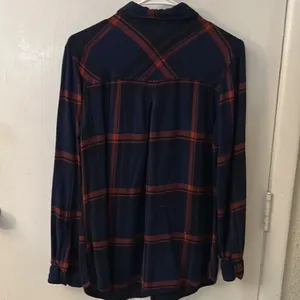 BDG Urban Outfitters Navy Plaid Button Down M Cabincore Fisherman Western Rodeo thumbnail 4