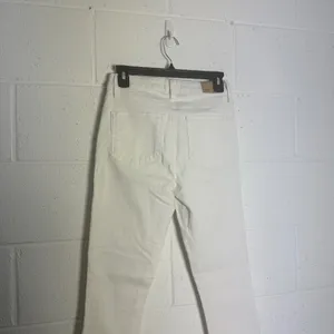 Paige Hoxton Ankle High Rise Skinny Jeans White Size 27 Made in USA thumbnail 4