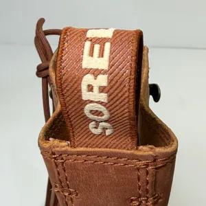 SOREL Hi Line Lace Boots Womens 9.5 Brown Leather Gorpcore Rugged Streetwear thumbnail 10