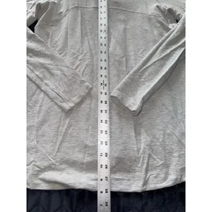 Lululemon Womens Coast‎ Easy Wrap Jacket Gray Heather Full Zip Size 6 thumbnail 11