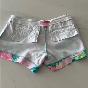 Lilly Pulitzer Callahan Knit Short Blue Ibiza‎ Pineapple Shake size 6 thumbnail 6