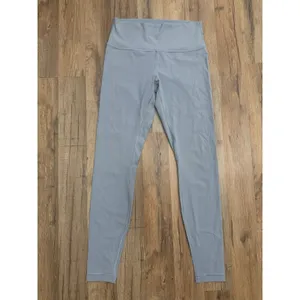Lululemon Gray High Rise Leggings Size 8 Full‎ Length Yoga Pants thumbnail 2