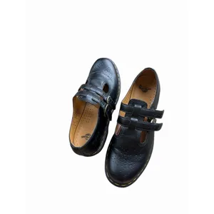 Dr Martens Smooth Mary Jane Flat 8065 Black Leather Buckle Shoes eu43 uk9 us11 thumbnail 9