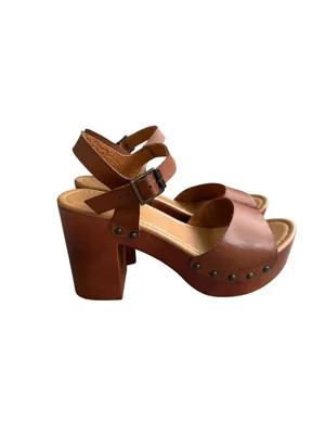 MADDEN GIRL Brown Tan Platform Sandals Size 9.5 thumbnail 2