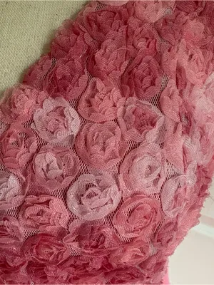 Wild Fable Women’s Rosette Maxi Dress Pink Small thumbnail 3