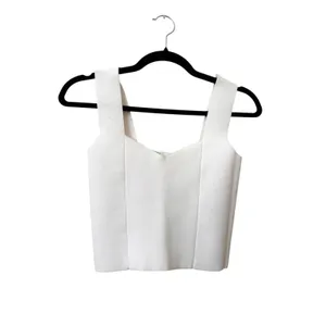 A.L.C. Jordana Knit Sleeveless Top White X-Small NEW NWT thumbnail 2